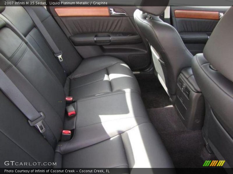 Liquid Platinum Metallic / Graphite 2007 Infiniti M 35 Sedan