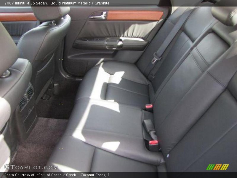 Liquid Platinum Metallic / Graphite 2007 Infiniti M 35 Sedan