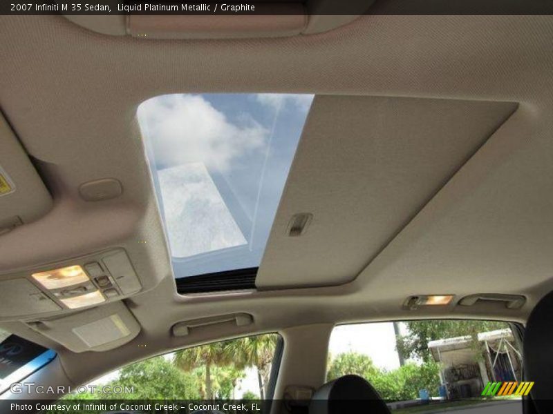 Liquid Platinum Metallic / Graphite 2007 Infiniti M 35 Sedan