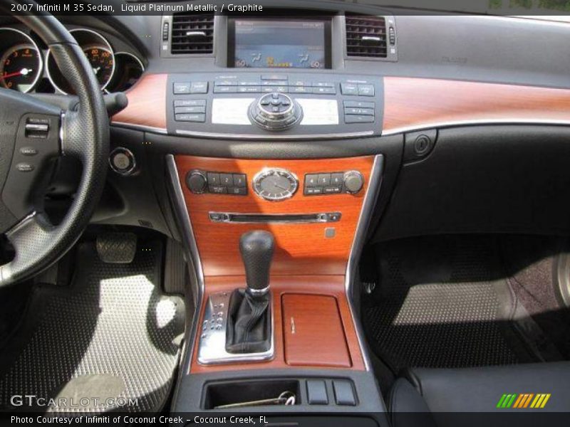 Liquid Platinum Metallic / Graphite 2007 Infiniti M 35 Sedan