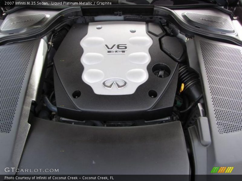 Liquid Platinum Metallic / Graphite 2007 Infiniti M 35 Sedan