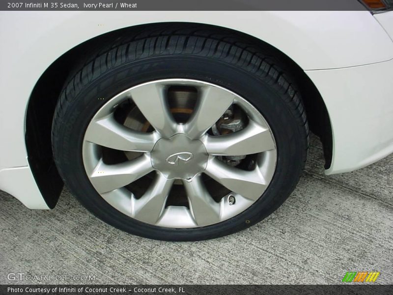 Ivory Pearl / Wheat 2007 Infiniti M 35 Sedan