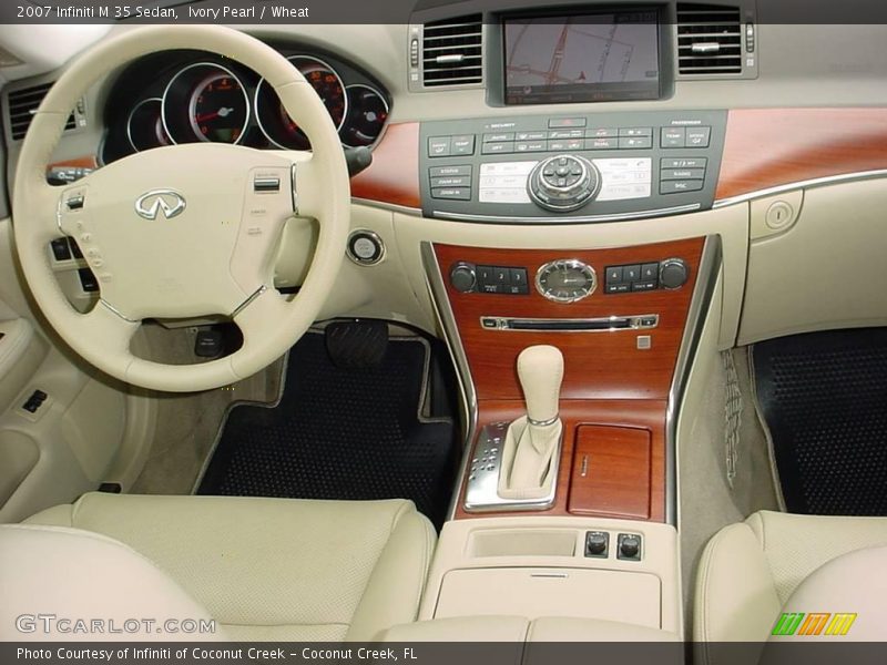 Ivory Pearl / Wheat 2007 Infiniti M 35 Sedan