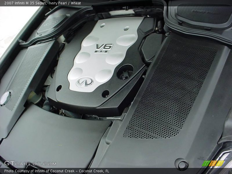 Ivory Pearl / Wheat 2007 Infiniti M 35 Sedan