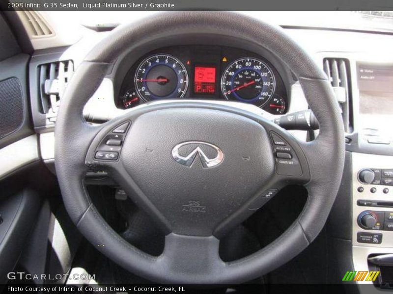 Liquid Platinum Silver / Graphite 2008 Infiniti G 35 Sedan