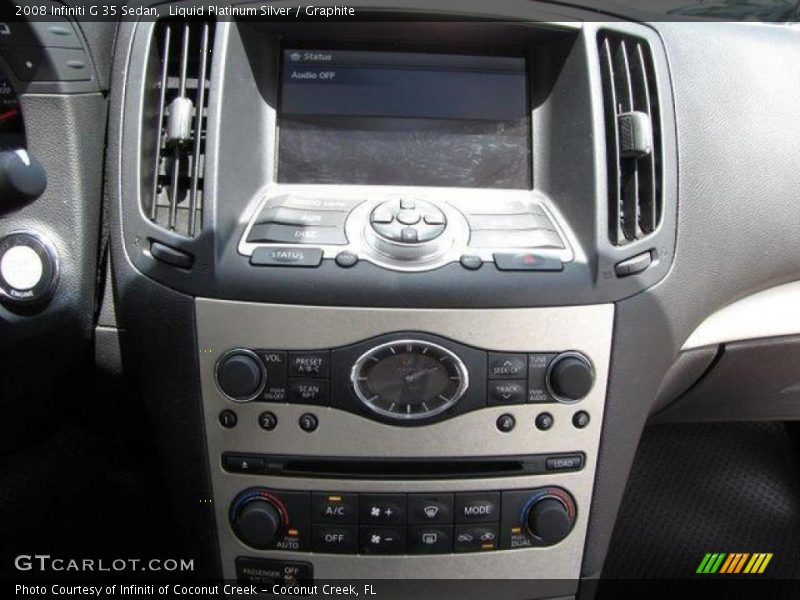 Liquid Platinum Silver / Graphite 2008 Infiniti G 35 Sedan