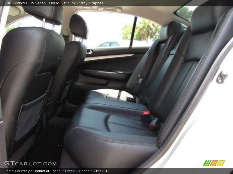 Liquid Platinum Silver / Graphite 2008 Infiniti G 35 Sedan