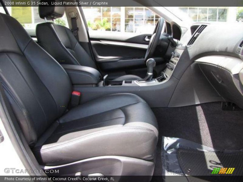 Liquid Platinum Silver / Graphite 2008 Infiniti G 35 Sedan