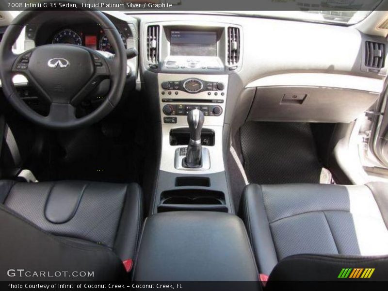 Liquid Platinum Silver / Graphite 2008 Infiniti G 35 Sedan