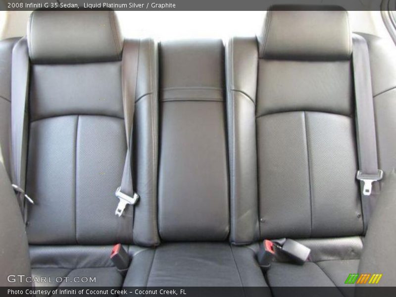 Liquid Platinum Silver / Graphite 2008 Infiniti G 35 Sedan