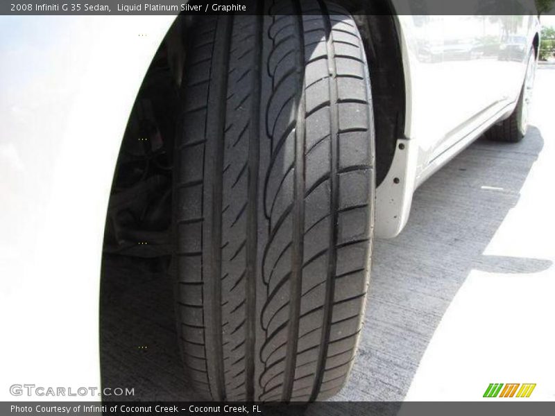 Liquid Platinum Silver / Graphite 2008 Infiniti G 35 Sedan