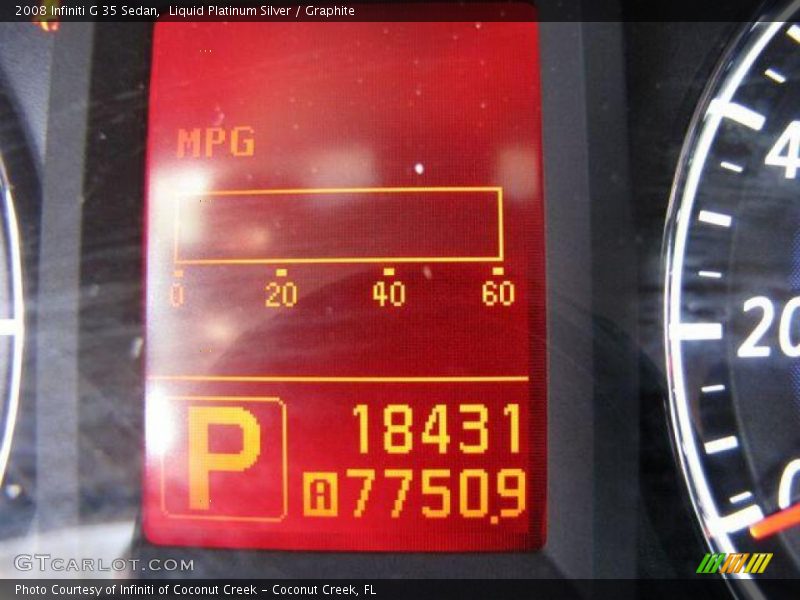 Liquid Platinum Silver / Graphite 2008 Infiniti G 35 Sedan