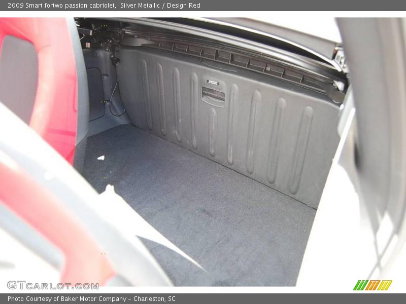 Silver Metallic / Design Red 2009 Smart fortwo passion cabriolet