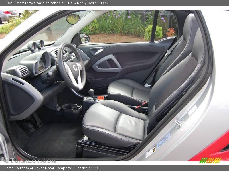 Rally Red / Design Black 2009 Smart fortwo passion cabriolet