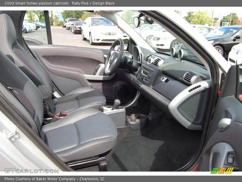Rally Red / Design Black 2009 Smart fortwo passion cabriolet