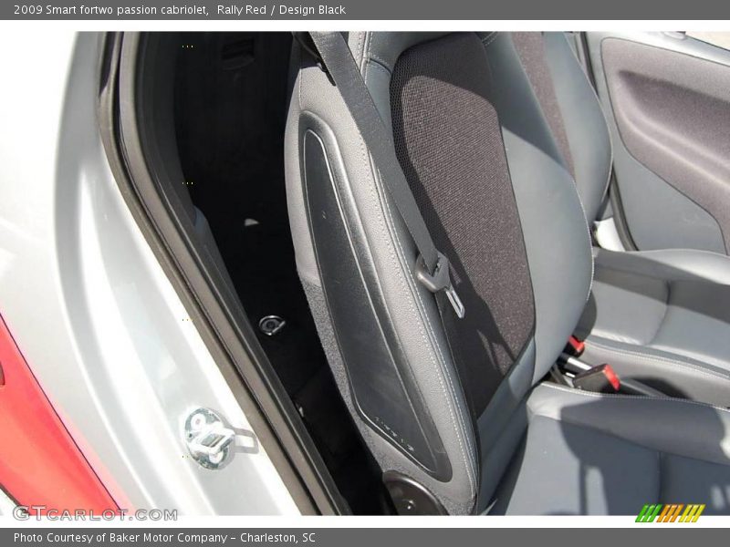 Rally Red / Design Black 2009 Smart fortwo passion cabriolet