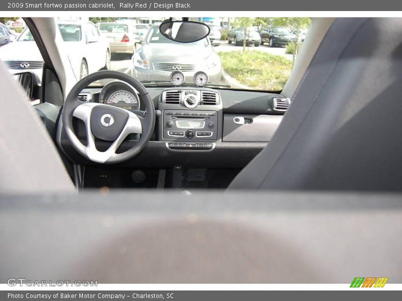 Rally Red / Design Black 2009 Smart fortwo passion cabriolet