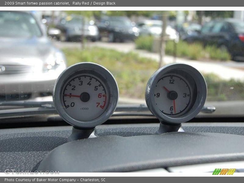 Rally Red / Design Black 2009 Smart fortwo passion cabriolet