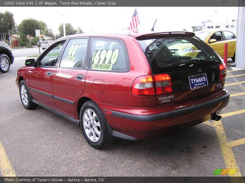 Torch Red Metallic / Silver Gray 2000 Volvo V40 1.9T Wagon