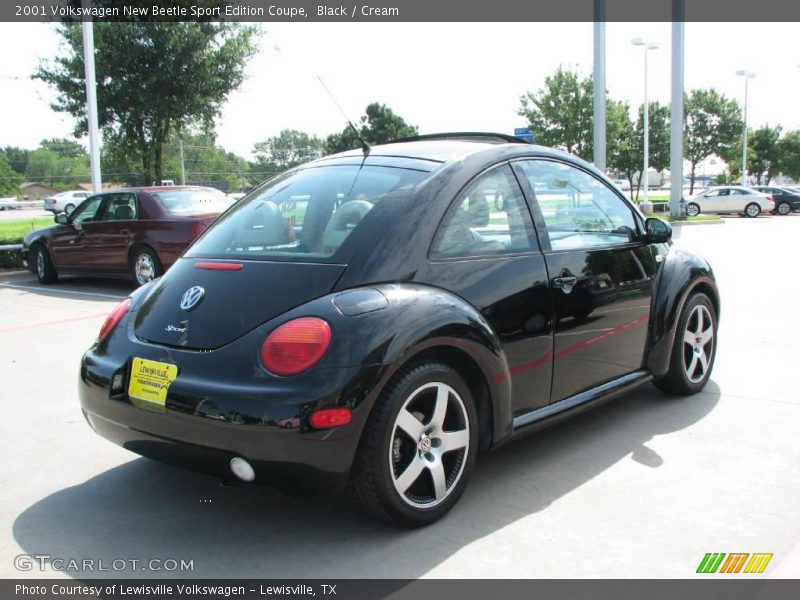 Black / Cream 2001 Volkswagen New Beetle Sport Edition Coupe