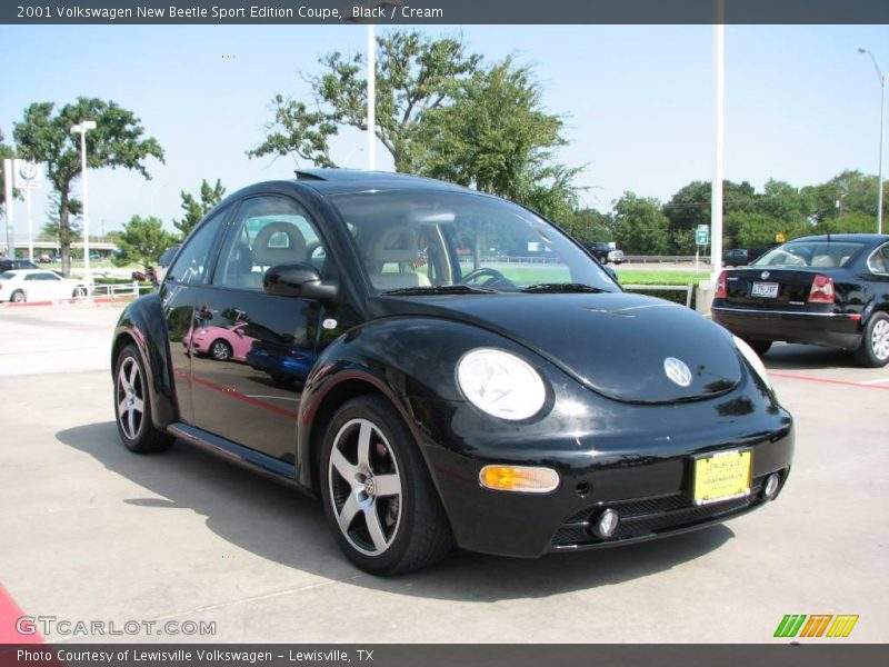 Black / Cream 2001 Volkswagen New Beetle Sport Edition Coupe