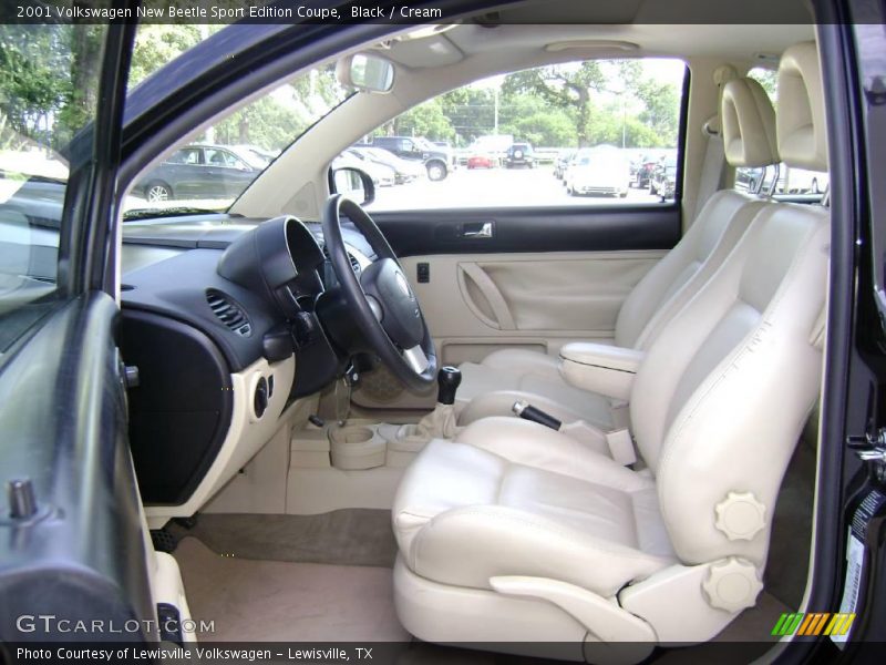 Black / Cream 2001 Volkswagen New Beetle Sport Edition Coupe