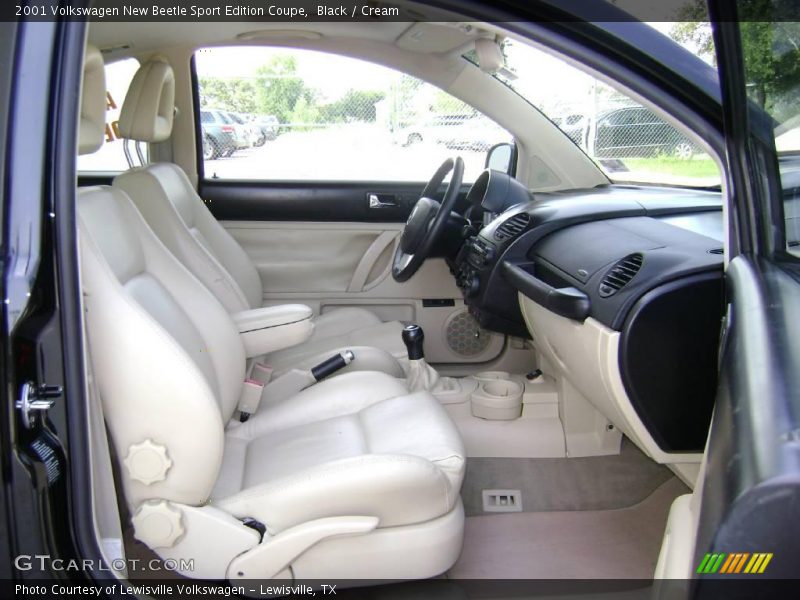Black / Cream 2001 Volkswagen New Beetle Sport Edition Coupe