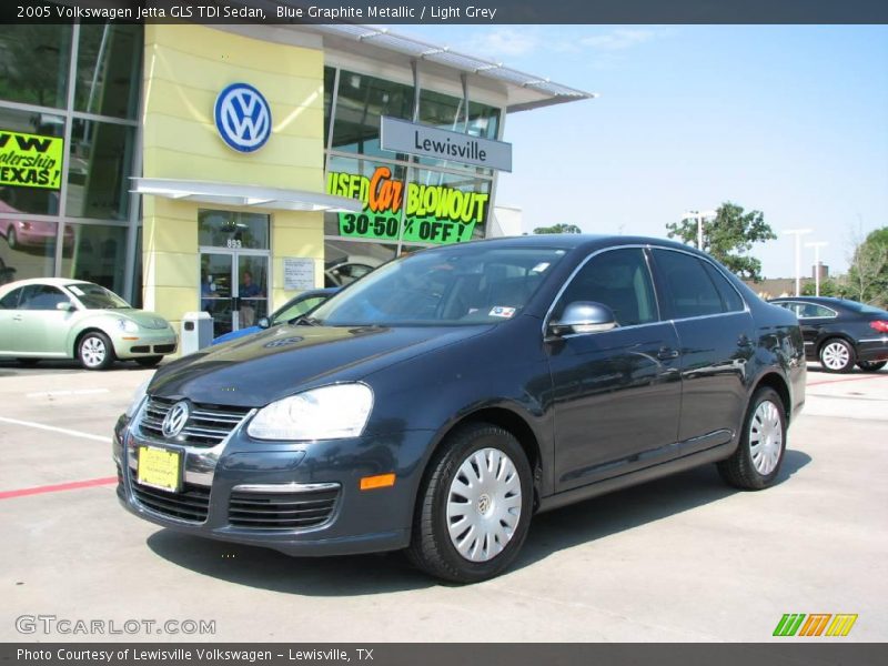 Blue Graphite Metallic / Light Grey 2005 Volkswagen Jetta GLS TDI Sedan