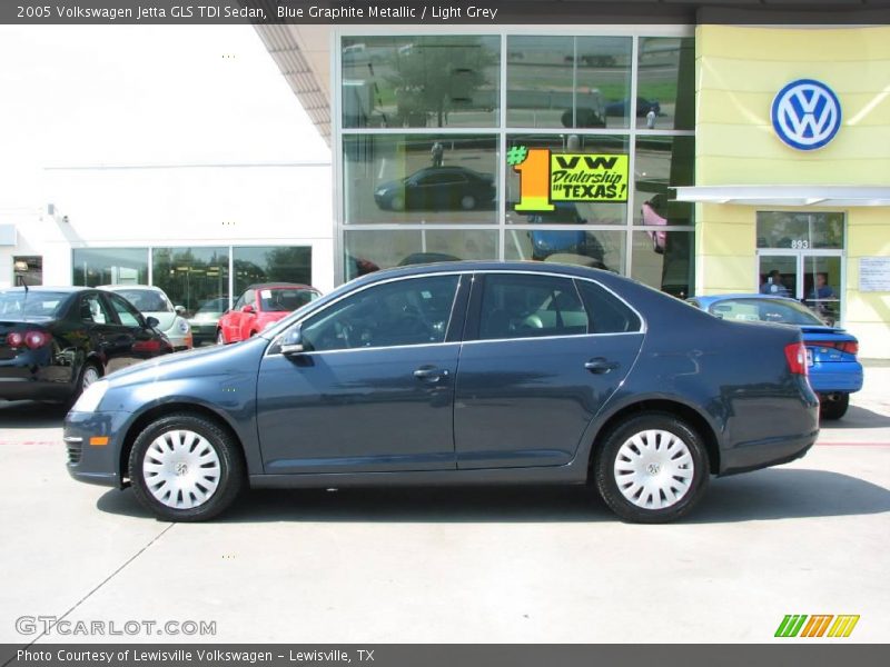 Blue Graphite Metallic / Light Grey 2005 Volkswagen Jetta GLS TDI Sedan