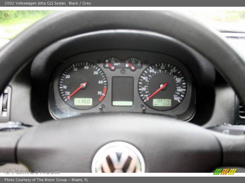Black / Grey 2002 Volkswagen Jetta GLS Sedan