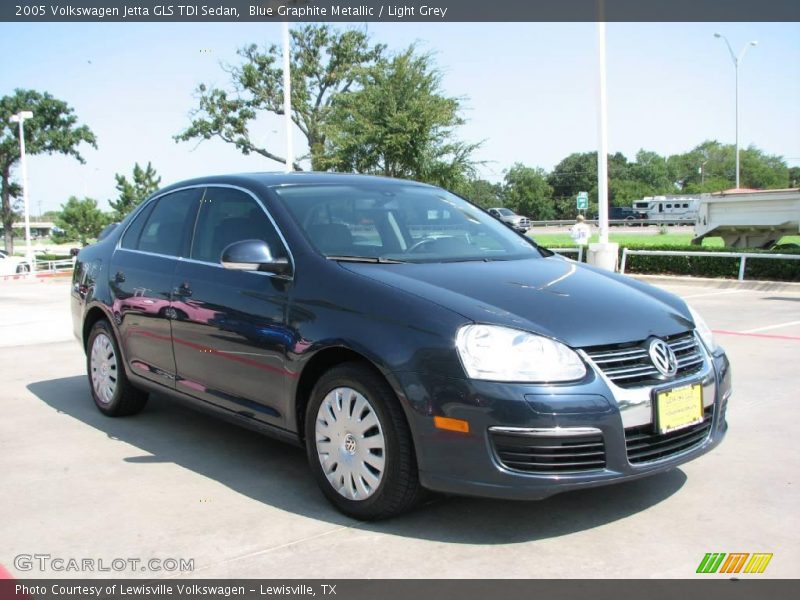 Blue Graphite Metallic / Light Grey 2005 Volkswagen Jetta GLS TDI Sedan