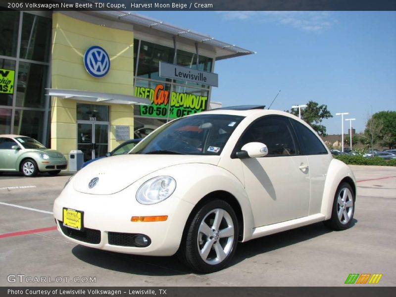 Harvest Moon Beige / Cream 2006 Volkswagen New Beetle TDI Coupe