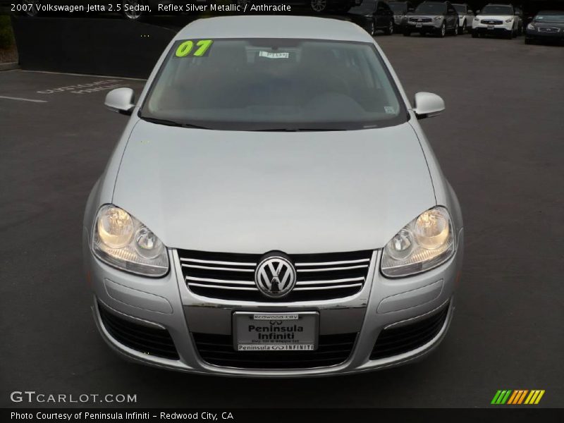 Reflex Silver Metallic / Anthracite 2007 Volkswagen Jetta 2.5 Sedan