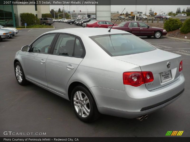 Reflex Silver Metallic / Anthracite 2007 Volkswagen Jetta 2.5 Sedan
