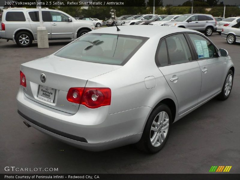 Reflex Silver Metallic / Anthracite 2007 Volkswagen Jetta 2.5 Sedan