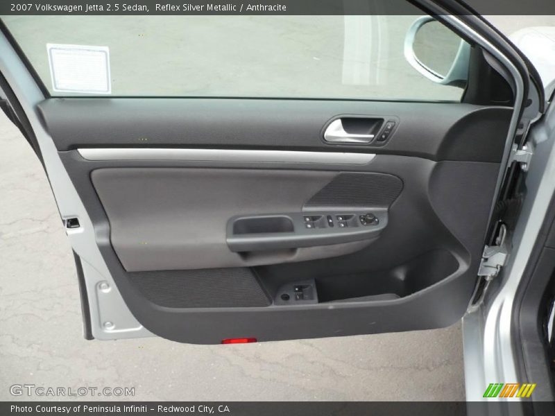 Reflex Silver Metallic / Anthracite 2007 Volkswagen Jetta 2.5 Sedan