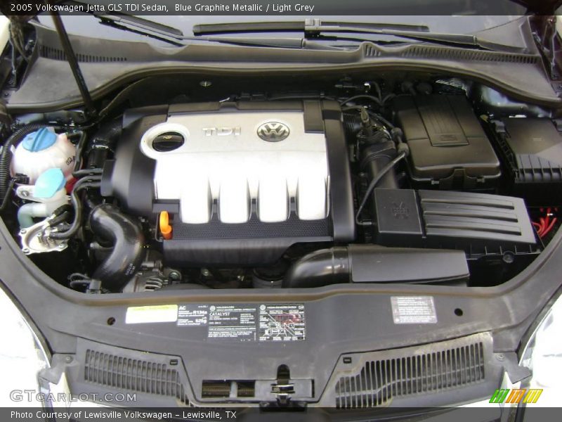 Blue Graphite Metallic / Light Grey 2005 Volkswagen Jetta GLS TDI Sedan