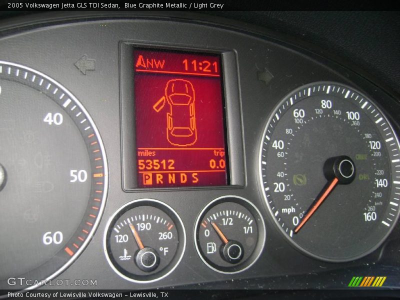 Blue Graphite Metallic / Light Grey 2005 Volkswagen Jetta GLS TDI Sedan