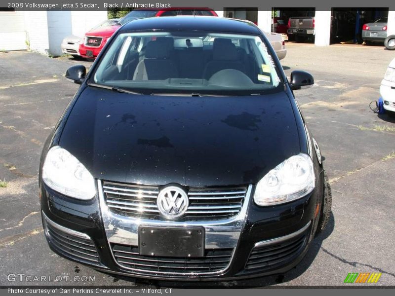 Black / Anthracite Black 2008 Volkswagen Jetta S Sedan
