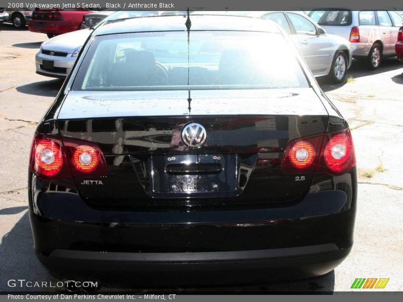 Black / Anthracite Black 2008 Volkswagen Jetta S Sedan