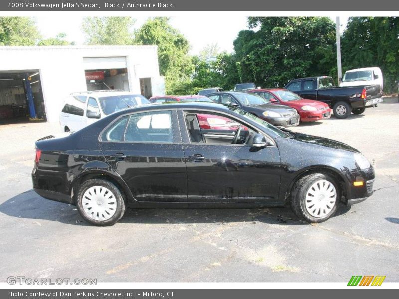 Black / Anthracite Black 2008 Volkswagen Jetta S Sedan