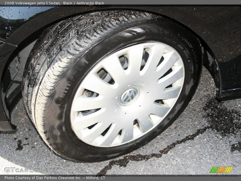 Black / Anthracite Black 2008 Volkswagen Jetta S Sedan