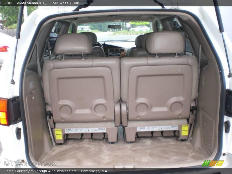 Super White / Oak 2000 Toyota Sienna XLE
