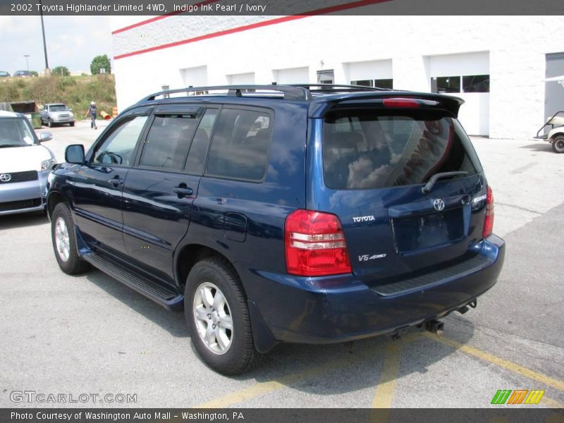Indigo Ink Pearl / Ivory 2002 Toyota Highlander Limited 4WD