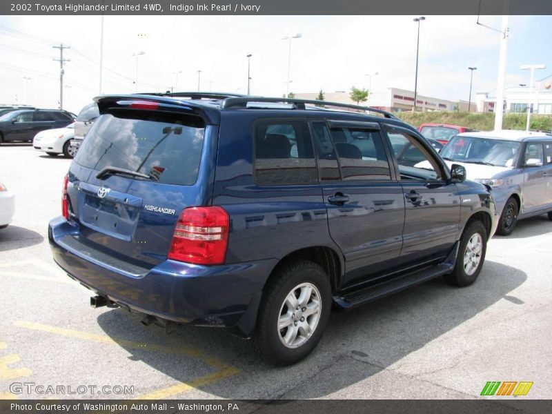 Indigo Ink Pearl / Ivory 2002 Toyota Highlander Limited 4WD