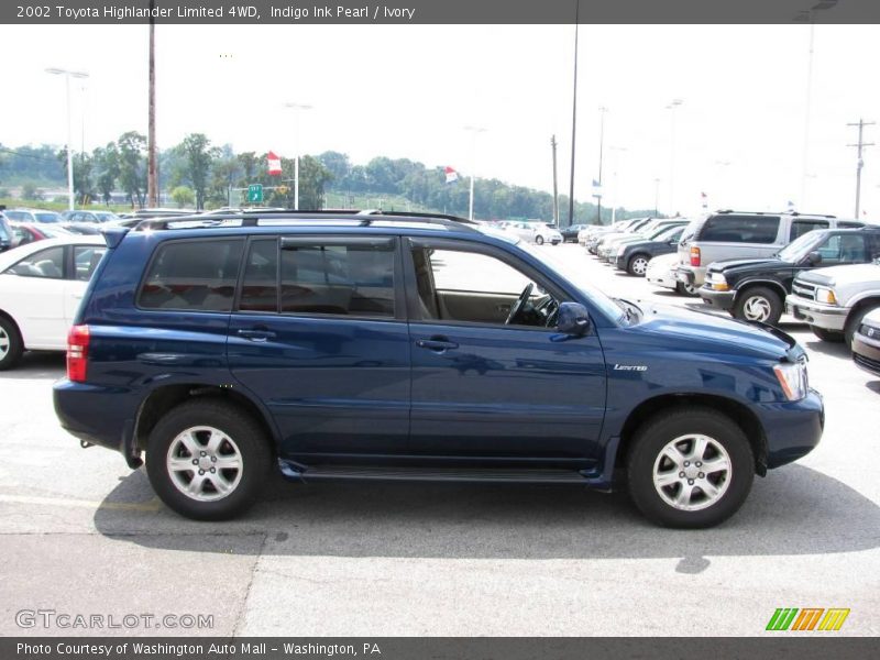 Indigo Ink Pearl / Ivory 2002 Toyota Highlander Limited 4WD