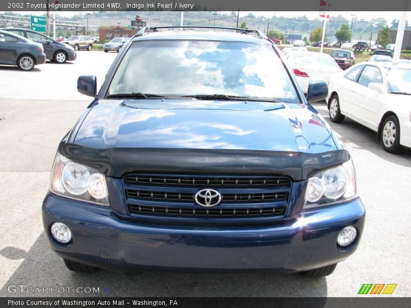 Indigo Ink Pearl / Ivory 2002 Toyota Highlander Limited 4WD