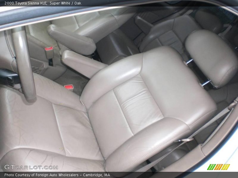 Super White / Oak 2000 Toyota Sienna XLE