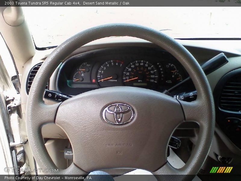 Desert Sand Metallic / Oak 2003 Toyota Tundra SR5 Regular Cab 4x4