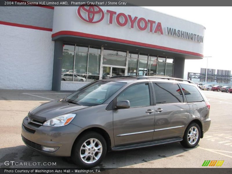 Phantom Gray Pearl / Stone Gray 2004 Toyota Sienna XLE Limited AWD